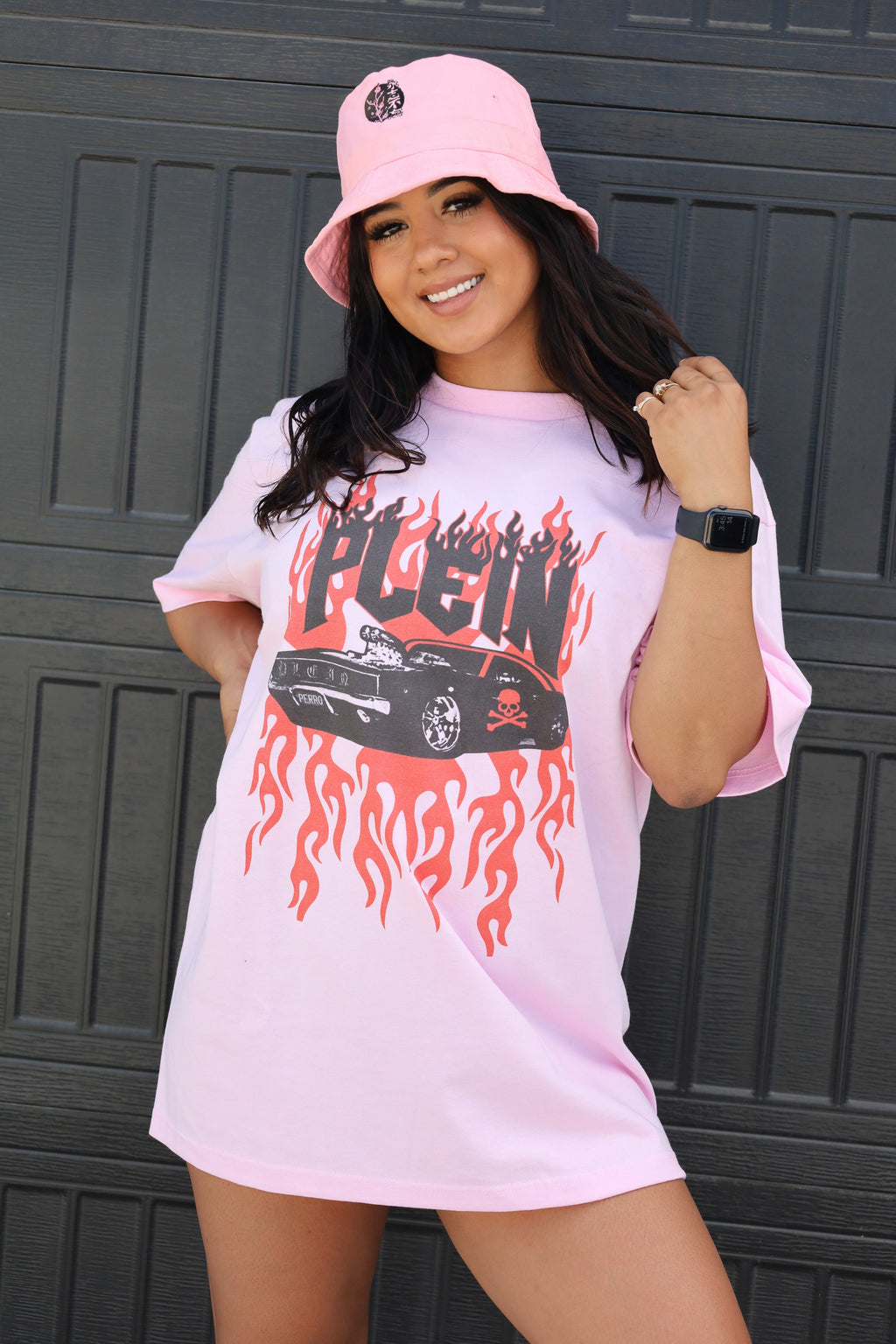 Pink Lowrider Oversized Shirt