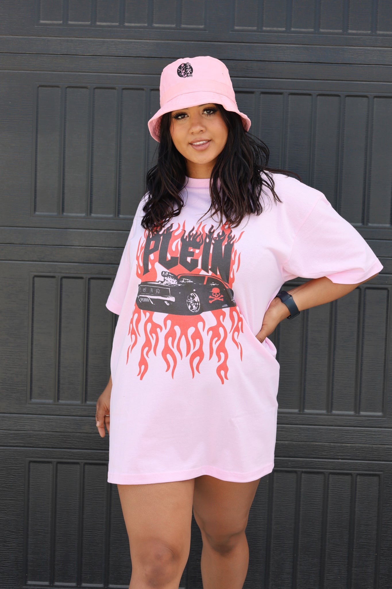 Pink Lowrider Oversized Shirt